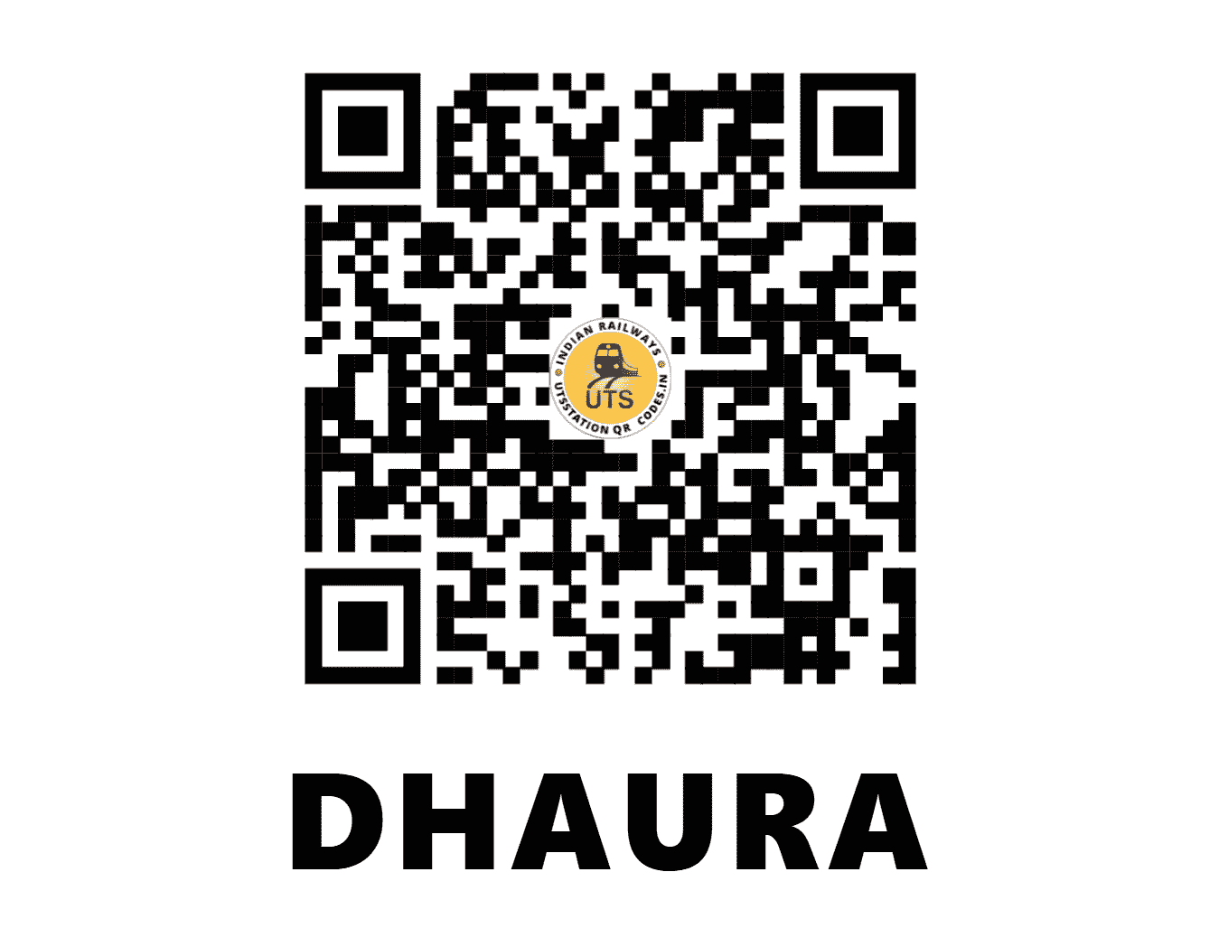 UTS QR Code for DHAURA - DUA - NC (UTTAR PRADESH)